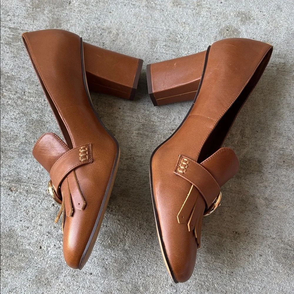 Nine West Umbriah Leather Dress Pump